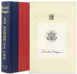 Ronald Reagan Signed First Edition of His Autobiography An American Life